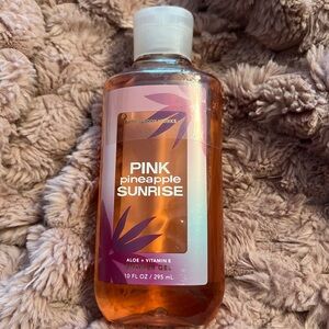 Discontinued pink pineapple sunrise shower gel!